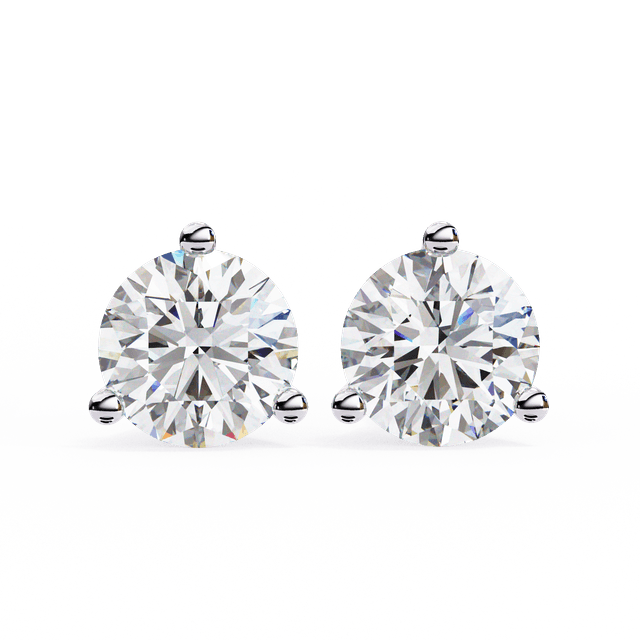 Round CrystalCore Studs